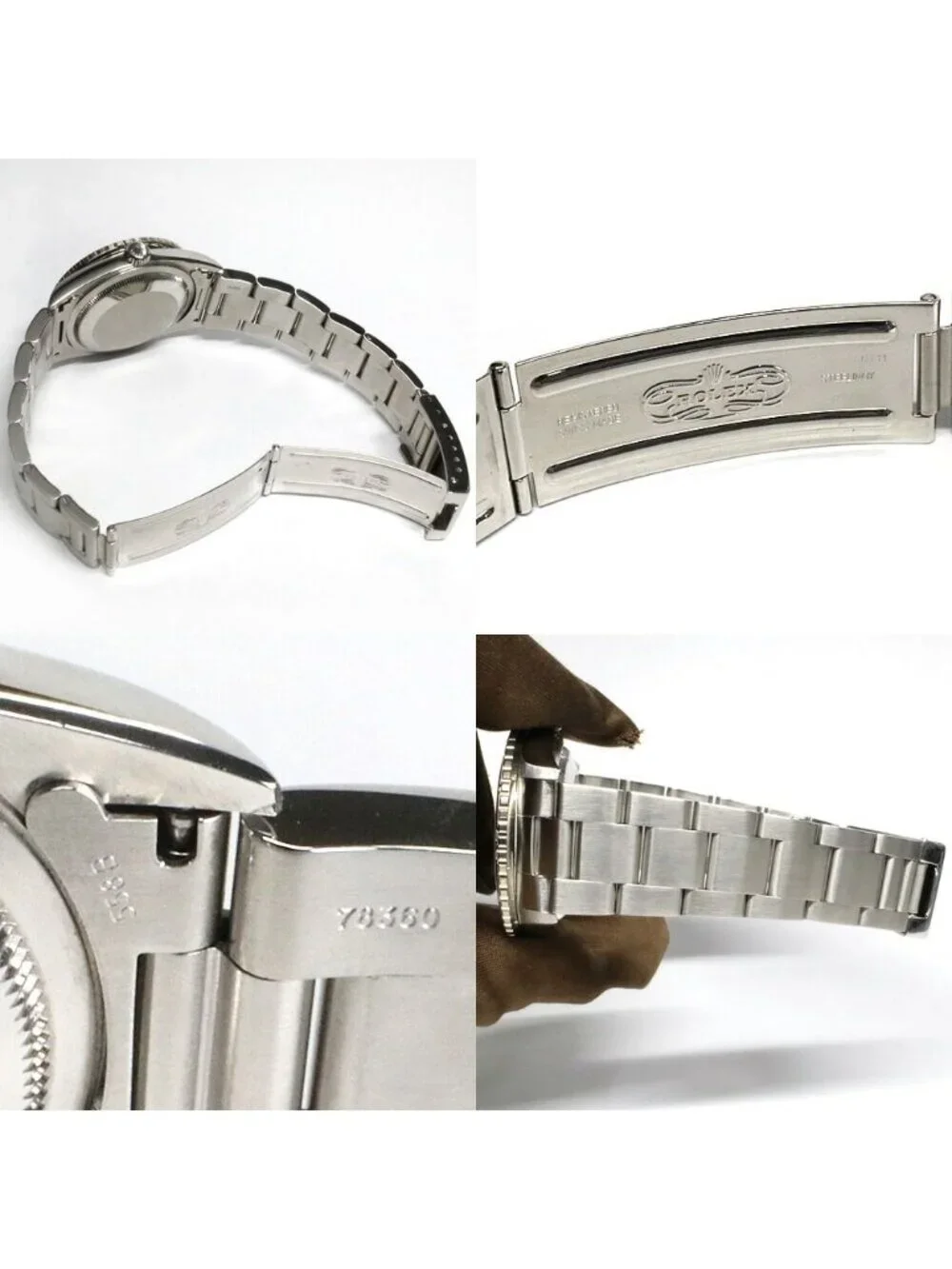 Rolex Datejust Thunderbird Number White Roman WG SS Automatic Winding Watch